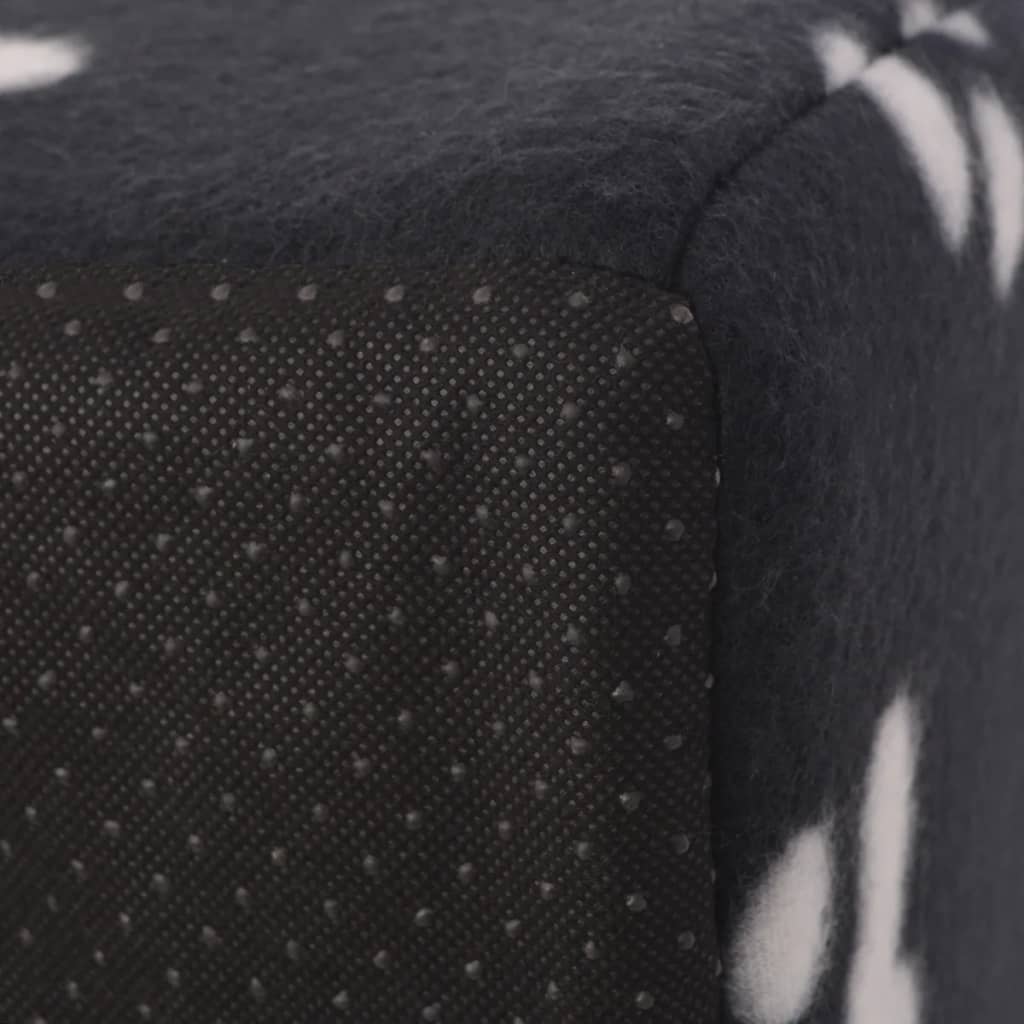 Cat Cubby Black and white Polyester fleece Large Removable Covers