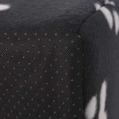 Cat Cubby Black and white Polyester fleece Large Removable Covers