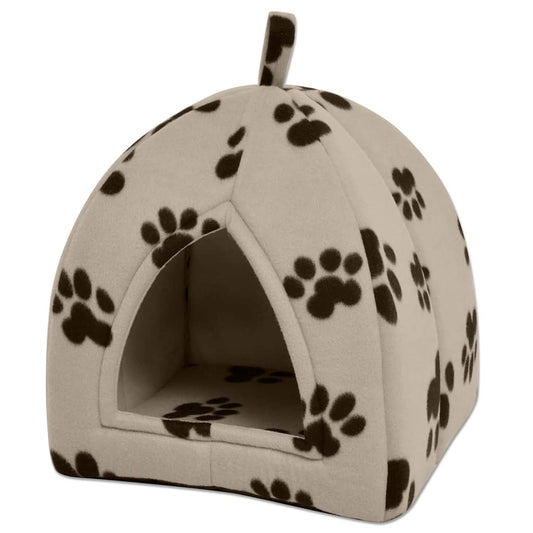 Cat Cubby Beige Polyester Fleece Large Removable Covers