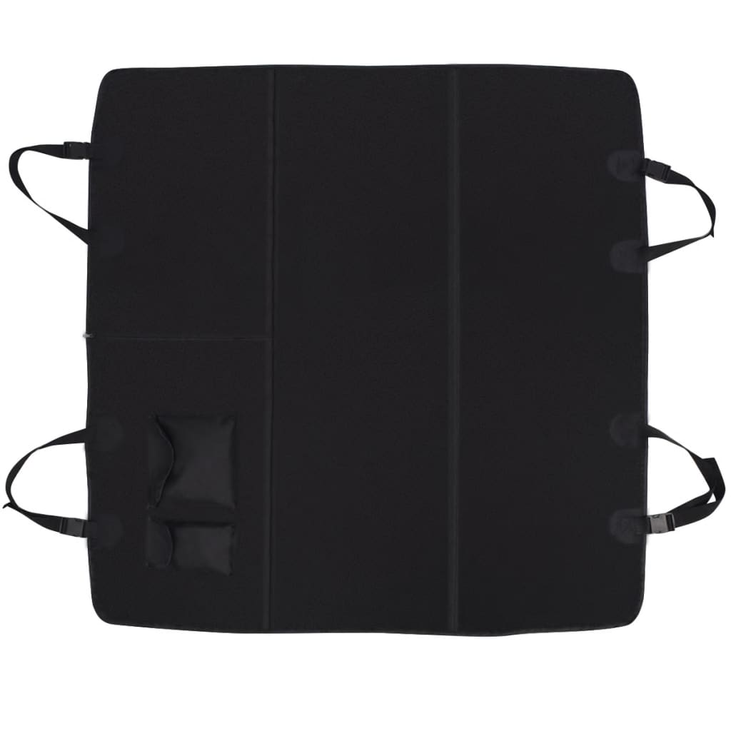 Dog Seat Cover Black Coated oxford fabric 58.3 x 55.9 in