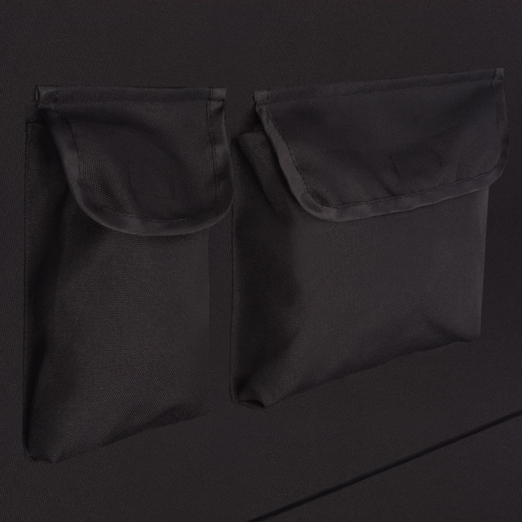 Dog Seat Cover Black Coated oxford fabric 58.3 x 55.9 in