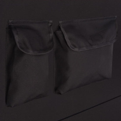 Dog Seat Cover Black Coated oxford fabric 58.3 x 55.9 in