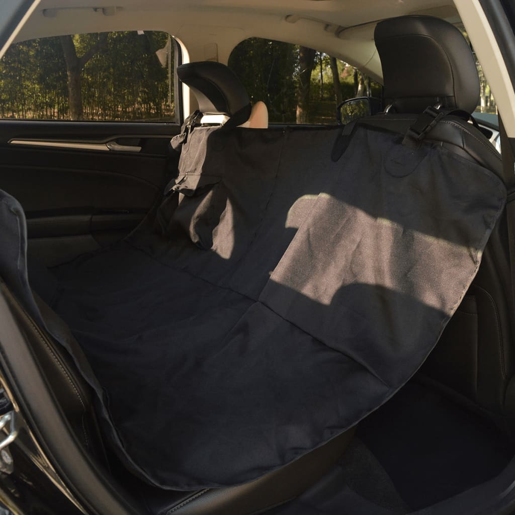 Dog Seat Cover Black Coated oxford fabric 58.3 x 55.9 in