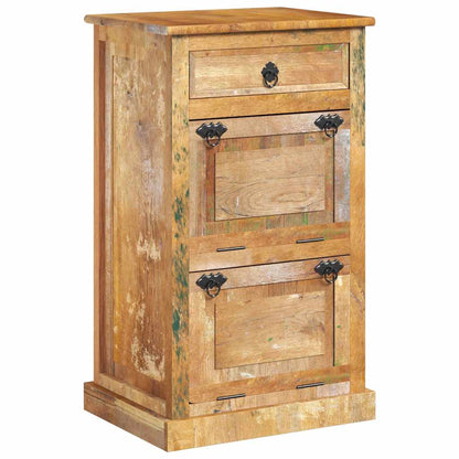 4-Layer Shoe Cabinet with Drawer Solid Reclaimed Wood