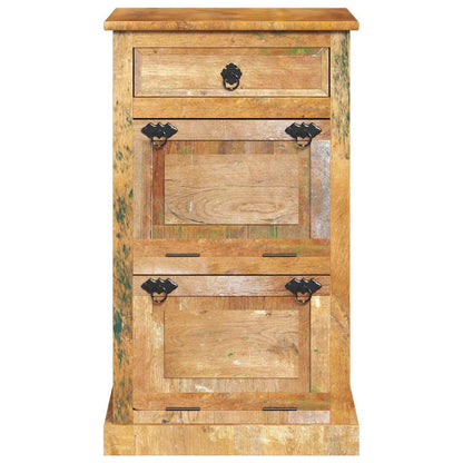 4-Layer Shoe Cabinet with Drawer Solid Reclaimed Wood