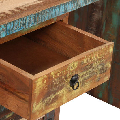 Pedestal Desk Solid Reclaimed Wood 55.1"x19.6"x30.3"