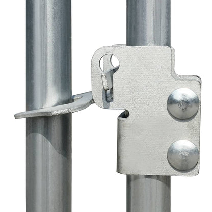 Chicken Cage Silver frame, Grey roof