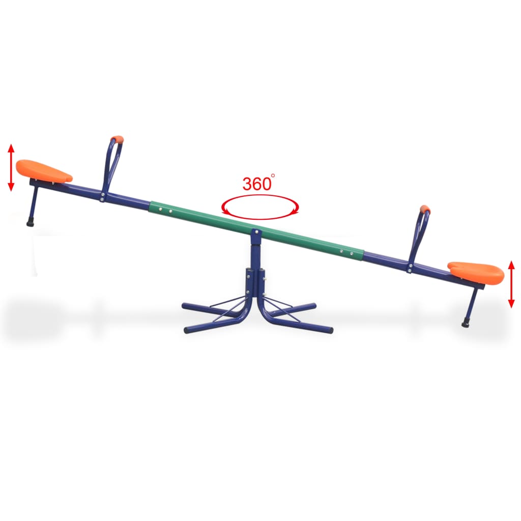 Seesaw Blue Steel and plastic Large Rotatable Seesaw Other