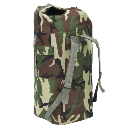 Army-Style Duffel Bag 22.5 gal Camouflage