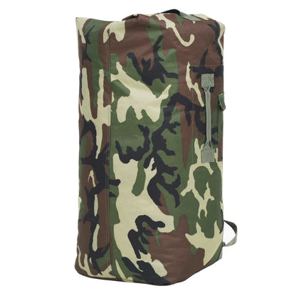 Army-Style Duffel Bag 22.5 gal Camouflage