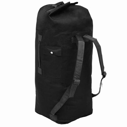 Army-Style Duffel Bag 22.5 gal Black
