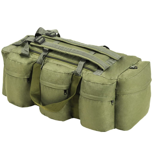3-in-1 Army-Style Duffel Bag 11.9 gal Olive Green