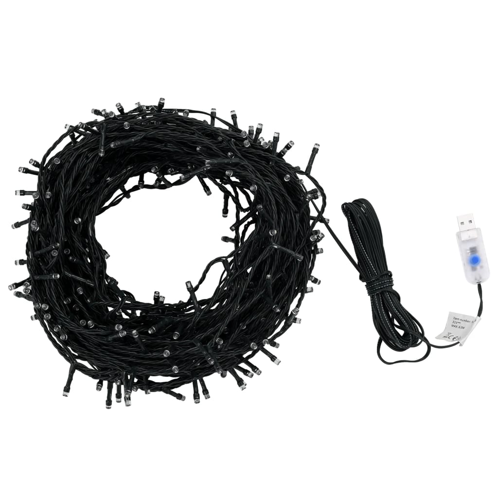 Light String 400 LEDs Indoor and Outdoor 131.2' Cold White
