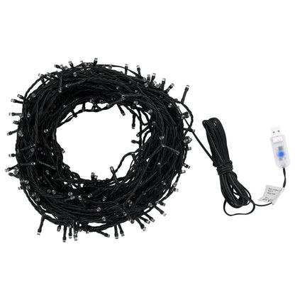 Light String 400 LEDs Indoor and Outdoor 131.2' Cold White
