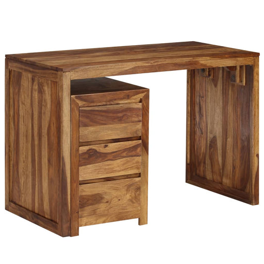 Writing Table Natural Acacia Solid Acacia wood Medium