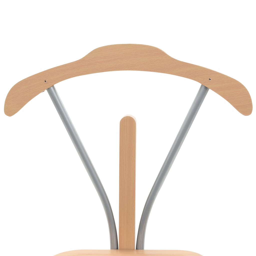 Suit Stand Natural MDF 42.1 in tall Lightweight Clothing Rack