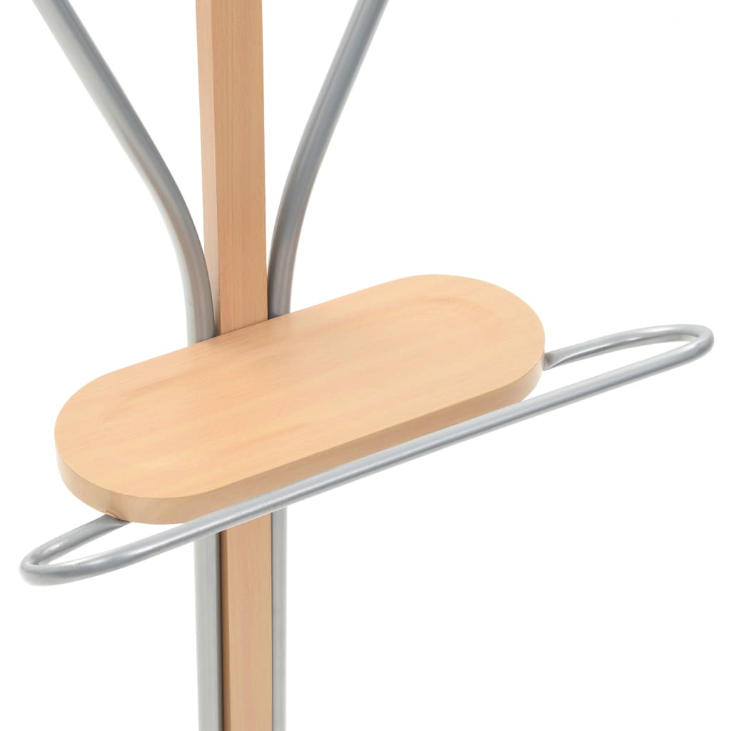 Suit Stand Natural MDF 42.1 in tall Lightweight Clothing Rack
