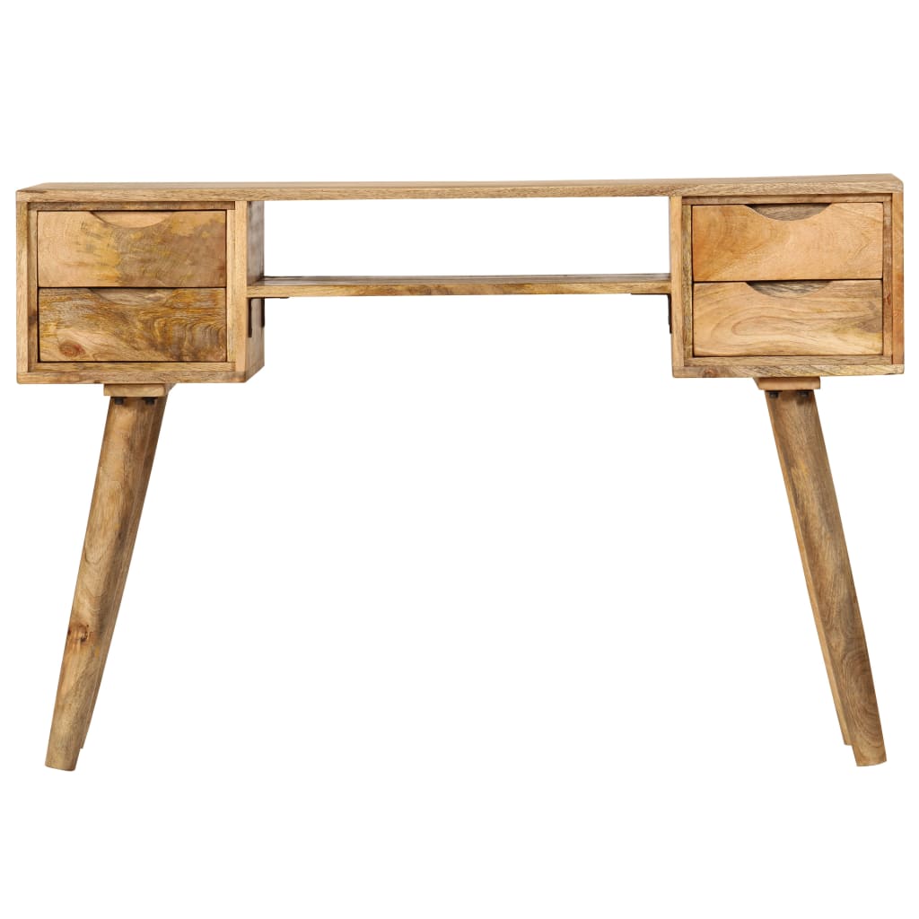 Writing Desk Varies by piece Solid mango wood 45.3 x 18.5 x 29.9 in