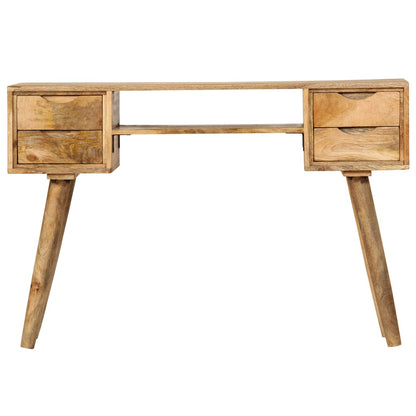 Writing Desk Varies by piece Solid mango wood 45.3 x 18.5 x 29.9 in