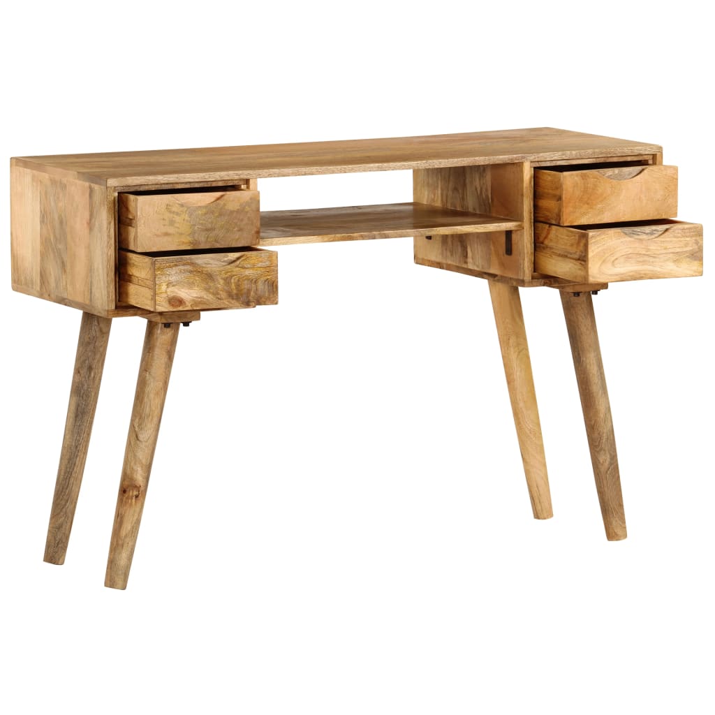 Writing Desk Varies by piece Solid mango wood 45.3 x 18.5 x 29.9 in