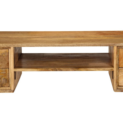 Writing Desk Varies by piece Solid mango wood 45.3 x 18.5 x 29.9 in