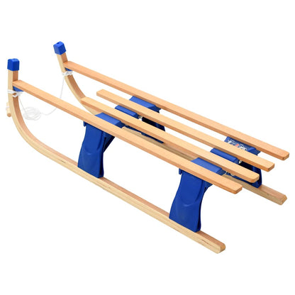 Folding Sledge Wood 43.3"