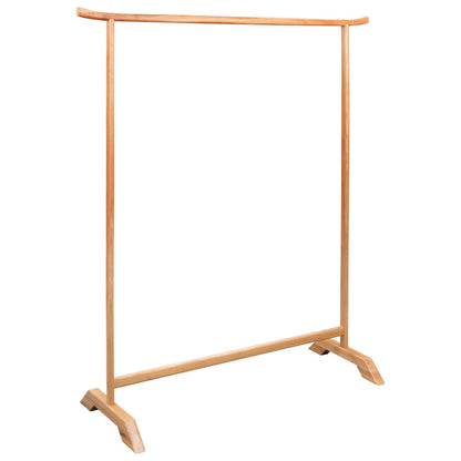 Clothes Rack 49.2"x59" Solid Oak Wood