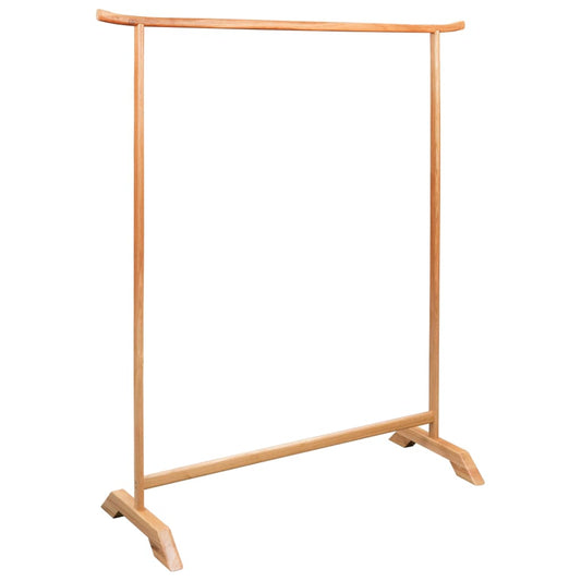 Clothes Rack 49.2"x59" Solid Oak Wood