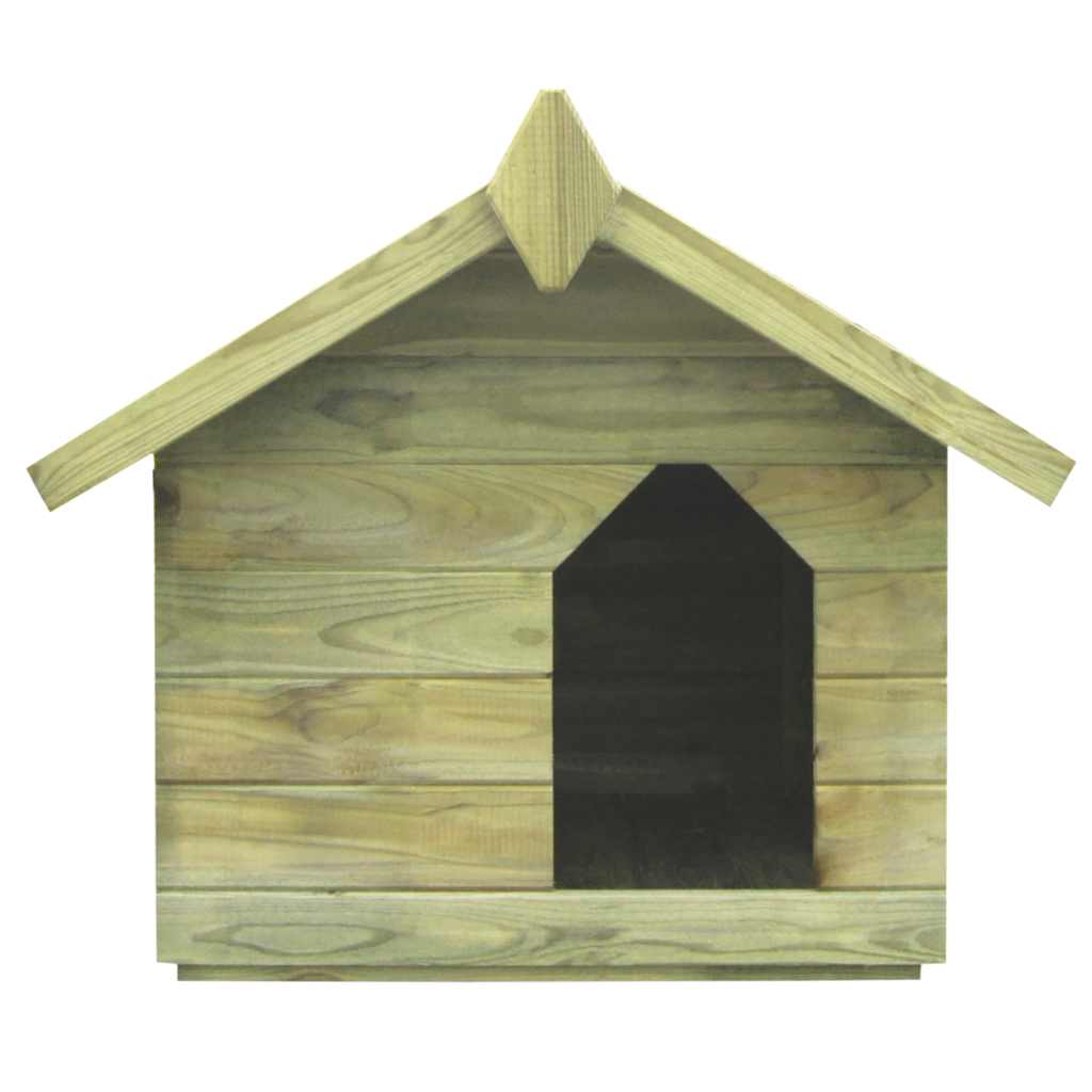 Dog House Green Impregnated pinewood Medium Durable Dog House