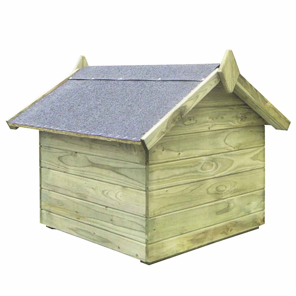 Dog House Green Impregnated pinewood Medium Durable Dog House