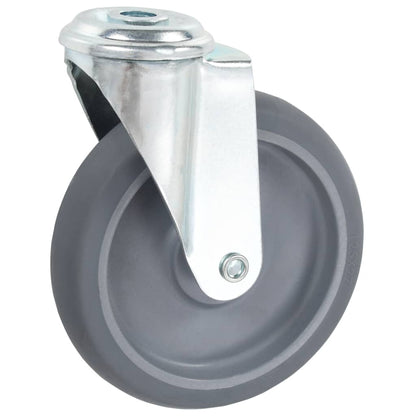 Bolt Hole Swivel Casters 4 pcs 4.92 "