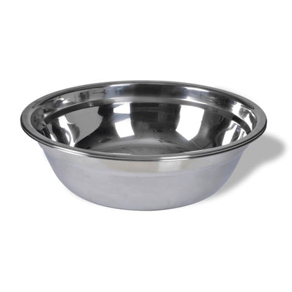 Adjustable Double Diner Pet Dog Feeding Stand & 2 x 1.1gal Stainless Steel Bowls