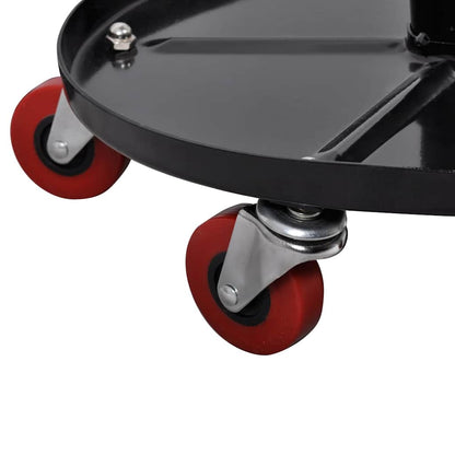 Adjustable Mechanic Rolling Seat Stool Garage Shop Stool