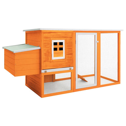 Outdoor Chicken Cage Hen House with 1 Egg Cage Wood