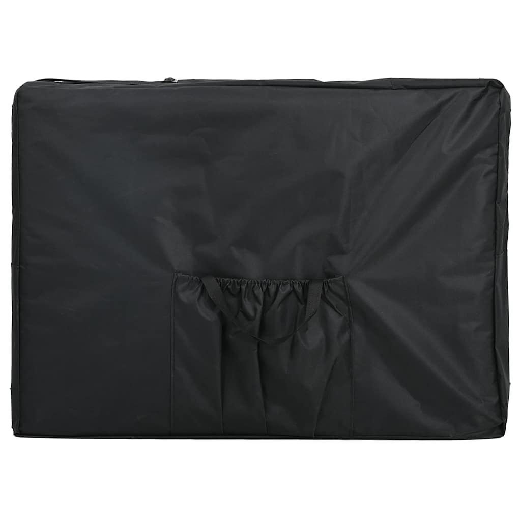 Blue Foldable Massage Table 4 Zones with Aluminum Frame