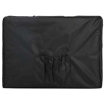 Blue Foldable Massage Table 4 Zones with Aluminum Frame