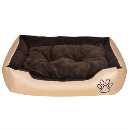 Warm Dog Bed with Padded Cushion M