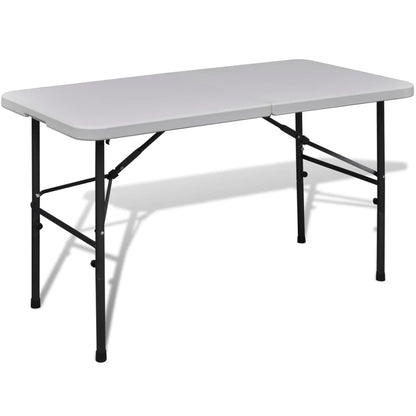 Foldable Garden Table 48" HDPE White