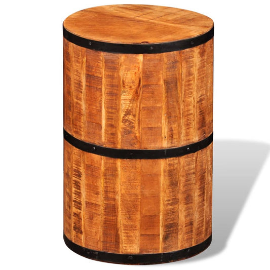Stool Unique piece Rough mango wood Medium Long-lasting Stool