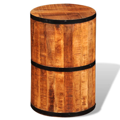 Stool Unique piece Rough mango wood Medium Long-lasting Stool