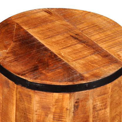 Stool Unique piece Rough mango wood Medium Long-lasting Stool
