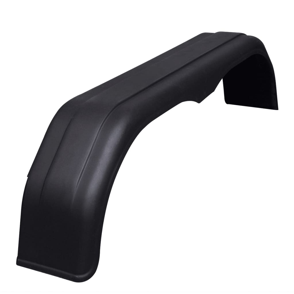 Tandem Mudguards for Trailer Wheels 2 pcs 9.4"x6.5"