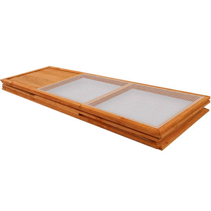 Animal Cage Brown Solid fir wood, Plywood Collapsible Animal Cage