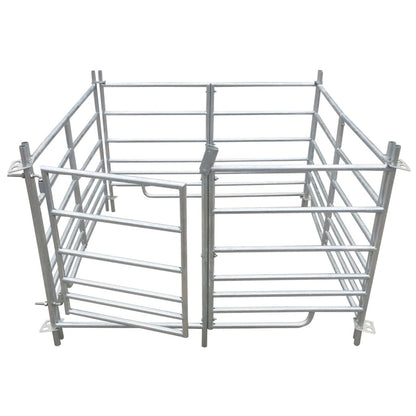 Sheep Hurdle Galvanized Galvanized Steel 53.9 x 53.9 x 36.2 in