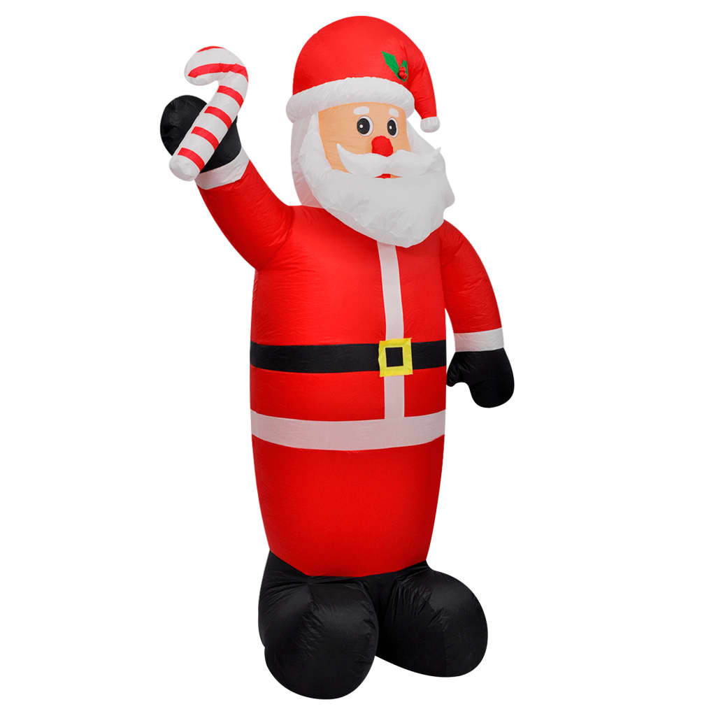 Inflatable Santa Claus Red Polyester 47.2 in Christmas Inflatable