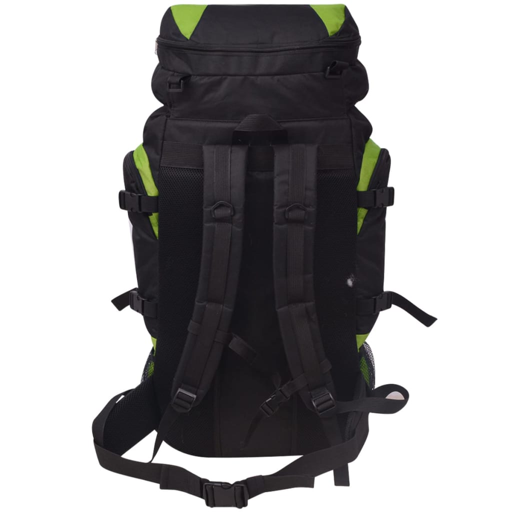 Hiking Backpack XXL 19.8 gal Black and Green