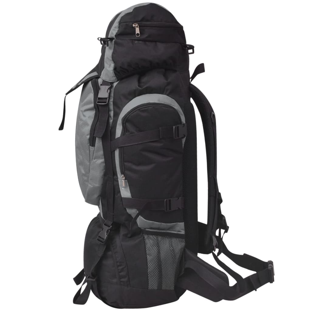 Hiking Backpack XXL 19.8 gal Black and Gray