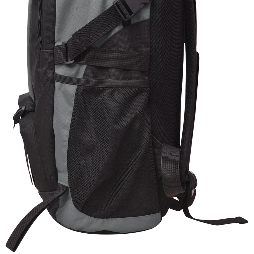 Hiking Backpack 10.6 gal Black and Grey