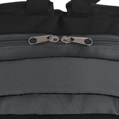 School Backpack 10.6 gal Black and Grey