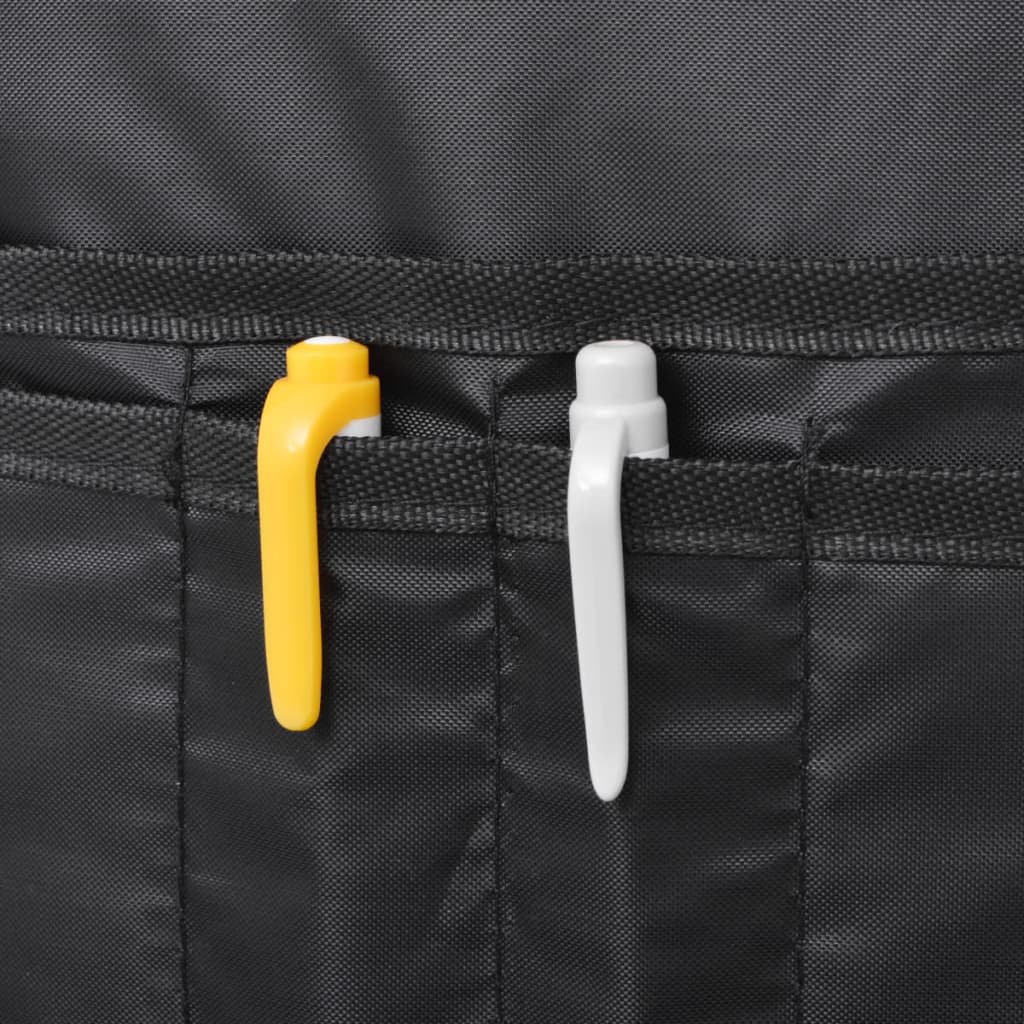 School Backpack 10.6 gal Black and Grey